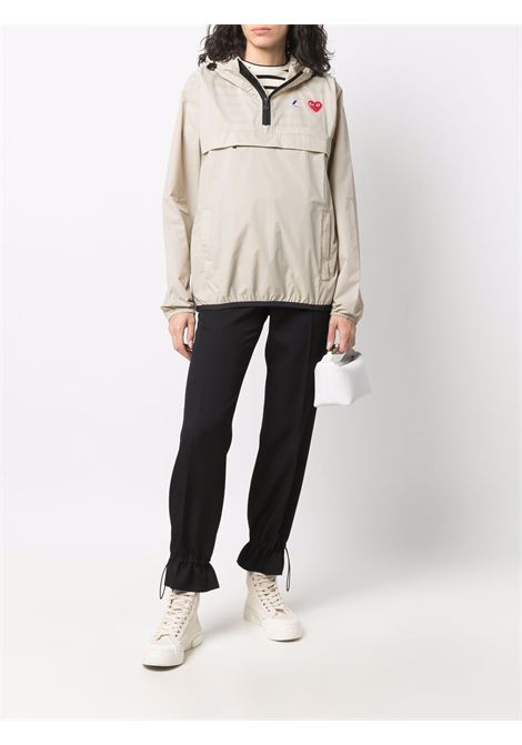 kway paly unisex beige COMME DES GARÇONS PLAY | AZ-J502-0513